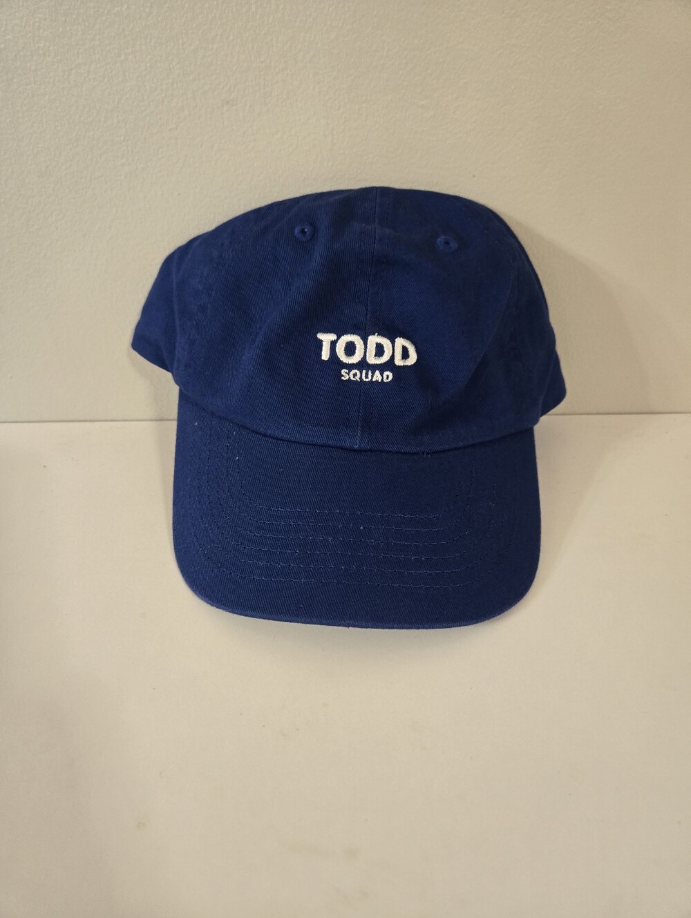 Tubby Todd Bath Co Todd Squad Navy Blue Embroidered Baseball Cap Hat